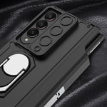 Custodia per telefono pieghevole magnetica integrata GKK con custodia per penna, For Samsung Galaxy Z Fold4