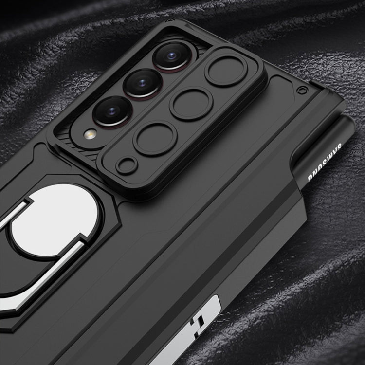 Custodia per telefono pieghevole magnetica integrata GKK con custodia per penna, For Samsung Galaxy Z Fold4