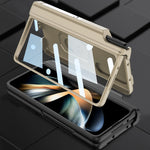 Custodia per telefono pieghevole magnetica integrata GKK con custodia per penna, For Samsung Galaxy Z Fold4