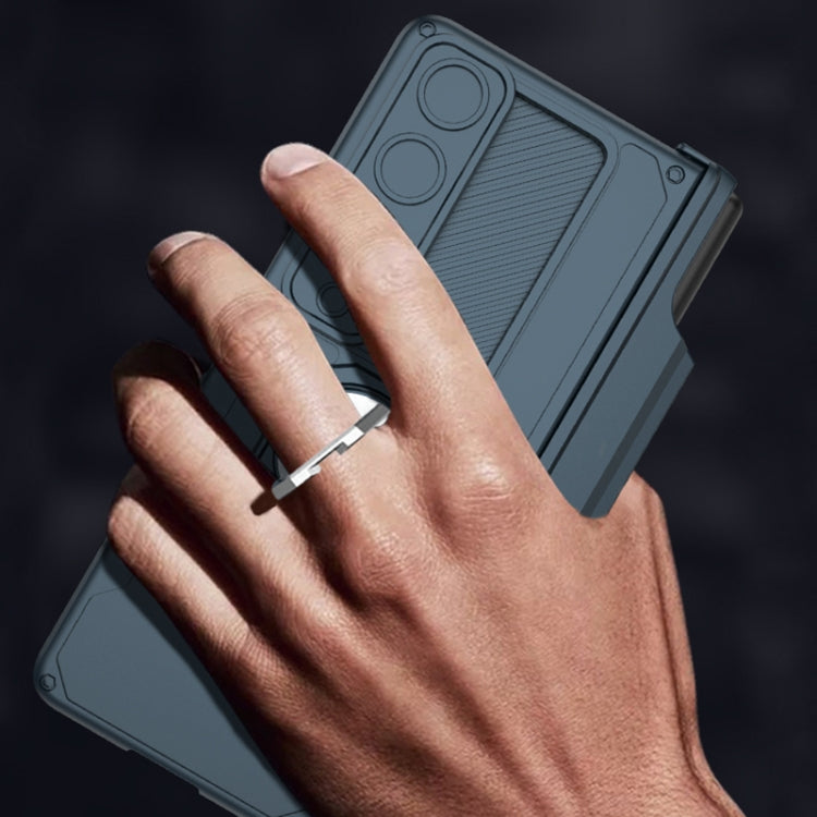 Custodia per telefono pieghevole magnetica integrata GKK con custodia per penna, For Samsung Galaxy Z Fold4