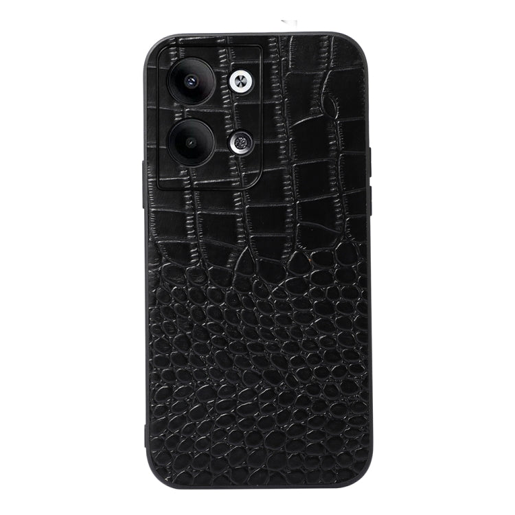 Custodia per telefono in vera pelle con trama di coccodrillo, For OPPO Reno9 / Reno9 Pro, For vivo X90 Pro, For Google Pixel Fold