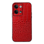 Custodia per telefono in vera pelle con trama di coccodrillo, For OPPO Reno9 / Reno9 Pro, For vivo X90 Pro, For Google Pixel Fold
