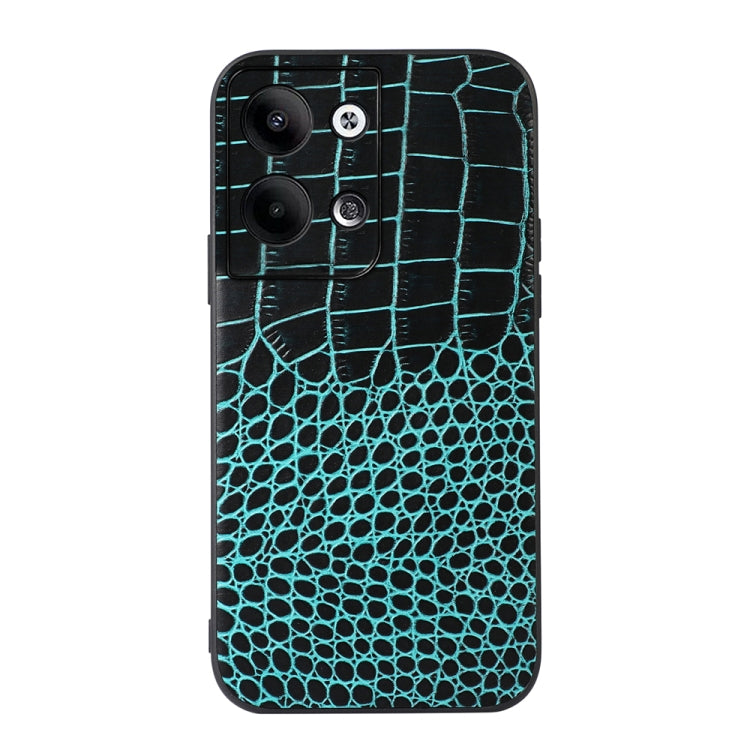 Custodia per telefono in vera pelle con trama di coccodrillo, For OPPO Reno9 / Reno9 Pro, For vivo X90 Pro, For Google Pixel Fold
