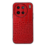 Custodia per telefono in vera pelle con trama di coccodrillo, For OPPO Reno9 / Reno9 Pro, For vivo X90 Pro, For Google Pixel Fold