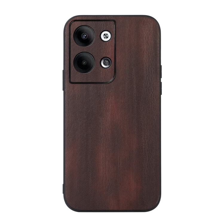 Cassa del telefono dell'unità di elaborazione di struttura della mucca gialla, For OPPO Reno9 / Reno9 Pro, For vivo X90 Pro
