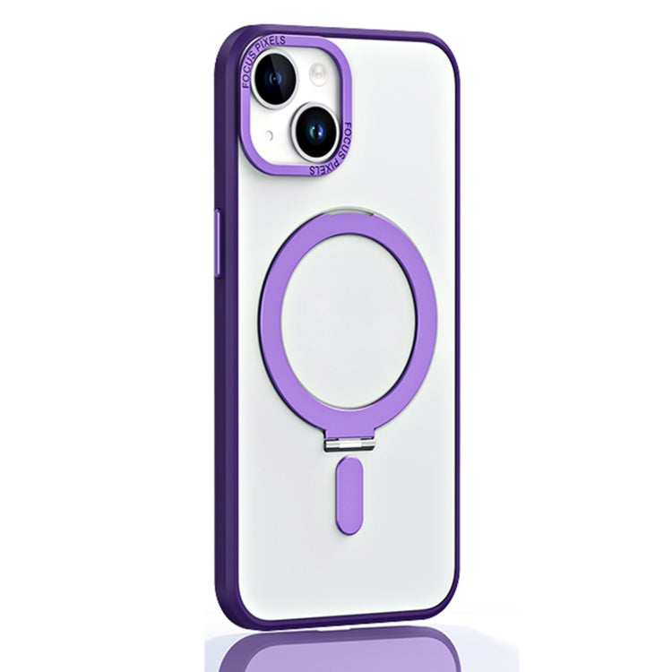 Custodia per telefono protettiva antiurto Skin Feel MagSafe con supporto, For iPhone 14, For iPhone 14 Plus, For iPhone 14 Pro, For iPhone 14 Pro Max
