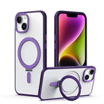 Custodia per telefono protettiva antiurto Skin Feel MagSafe con supporto, For iPhone 14, For iPhone 14 Plus, For iPhone 14 Pro, For iPhone 14 Pro Max