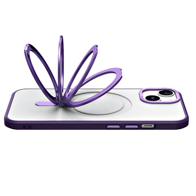 Custodia per telefono protettiva antiurto Skin Feel MagSafe con supporto, For iPhone 14, For iPhone 14 Plus, For iPhone 14 Pro, For iPhone 14 Pro Max