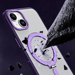 Custodia per telefono protettiva antiurto Skin Feel MagSafe con supporto, For iPhone 14, For iPhone 14 Plus, For iPhone 14 Pro, For iPhone 14 Pro Max
