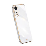 Custodia per telefono in TPU elettrolitico 6D con bordo dritto XINLI, For OPPO A1 Pro 5G, For Realme 10 4G, For Samsung Galaxy Note10+