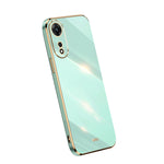 Custodia per telefono in TPU elettrolitico 6D con bordo dritto XINLI, For OPPO A1 Pro 5G, For Realme 10 4G, For Samsung Galaxy Note10+