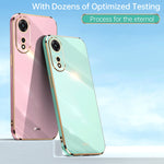 Custodia per telefono in TPU elettrolitico 6D con bordo dritto XINLI, For OPPO A1 Pro 5G, For Realme 10 4G, For Samsung Galaxy Note10+