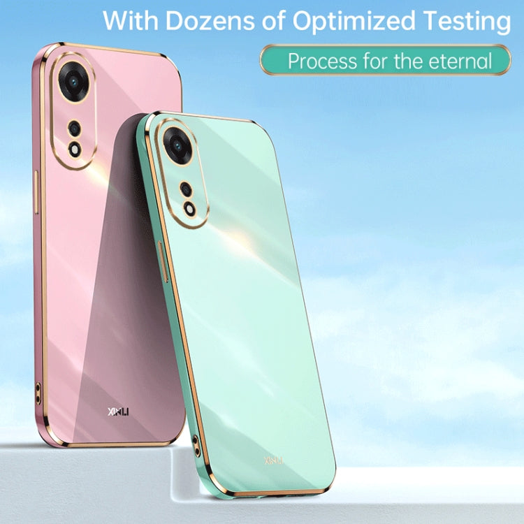 Custodia per telefono in TPU elettrolitico 6D con bordo dritto XINLI, For OPPO A1 Pro 5G, For Realme 10 4G, For Samsung Galaxy Note10+