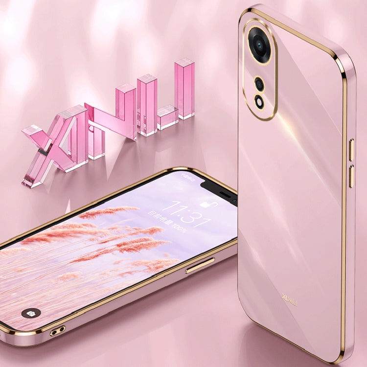 Custodia per telefono in TPU elettrolitico 6D con bordo dritto XINLI, For OPPO A1 Pro 5G, For Realme 10 4G, For Samsung Galaxy Note10+