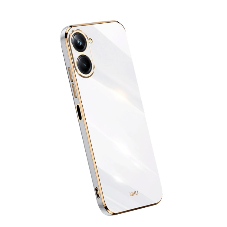 Custodia per telefono in TPU elettrolitico 6D con bordo dritto XINLI, For OPPO A1 Pro 5G, For Realme 10 4G, For Samsung Galaxy Note10+