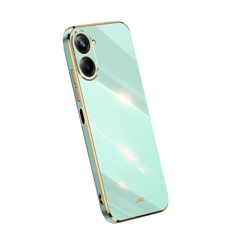 Custodia per telefono in TPU elettrolitico 6D con bordo dritto XINLI, For OPPO A1 Pro 5G, For Realme 10 4G, For Samsung Galaxy Note10+