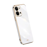 Custodia per telefono in TPU elettrolitico 6D con bordo dritto XINLI, For OPPO Reno9 5G, For Samsung Galaxy A54 5G, For vivo X90 Pro+