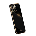 Custodia per telefono in TPU elettrolitico 6D con bordo dritto XINLI, For Honor 80 SE 5G