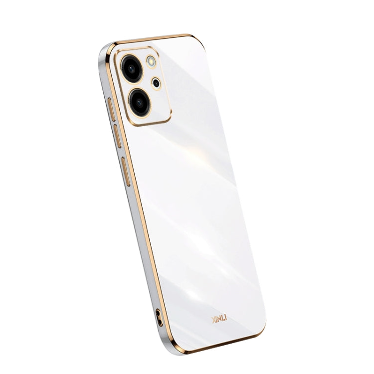 Custodia per telefono in TPU elettrolitico 6D con bordo dritto XINLI, For Honor 80 SE 5G
