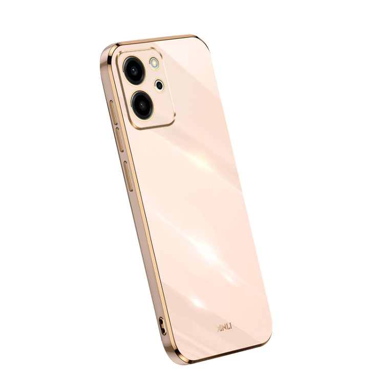 Custodia per telefono in TPU elettrolitico 6D con bordo dritto XINLI, For Honor 80 SE 5G