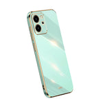 Custodia per telefono in TPU elettrolitico 6D con bordo dritto XINLI, For Honor 80 SE 5G