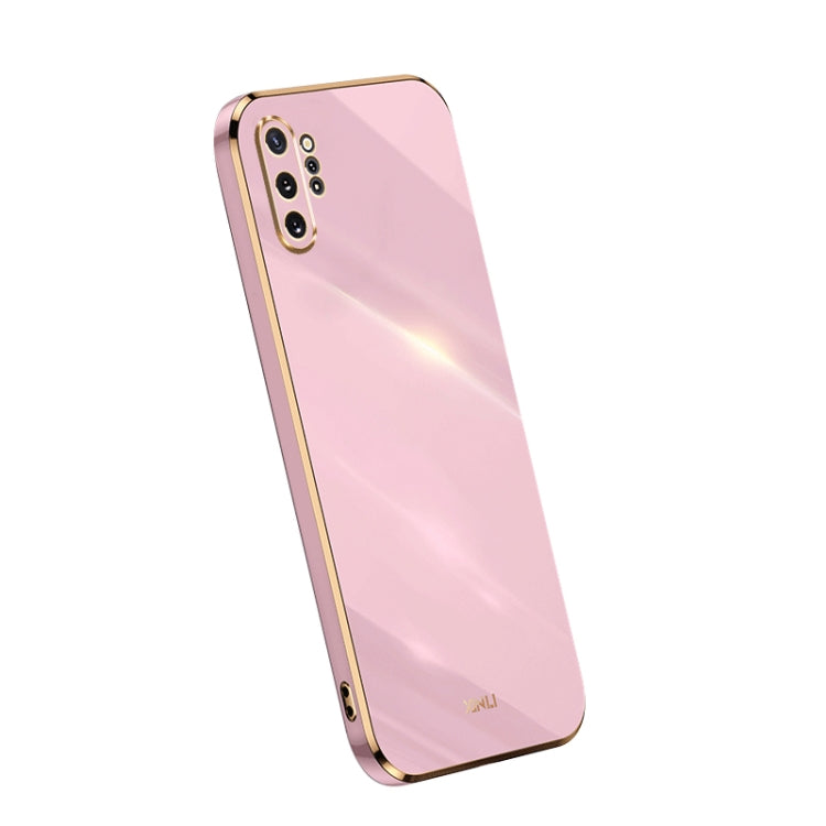 Custodia per telefono in TPU elettrolitico 6D con bordo dritto XINLI, For OPPO A1 Pro 5G, For Realme 10 4G, For Samsung Galaxy Note10+