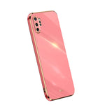 Custodia per telefono in TPU elettrolitico 6D con bordo dritto XINLI, For OPPO A1 Pro 5G, For Realme 10 4G, For Samsung Galaxy Note10+