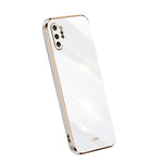 Custodia per telefono in TPU elettrolitico 6D con bordo dritto XINLI, For OPPO A1 Pro 5G, For Realme 10 4G, For Samsung Galaxy Note10+