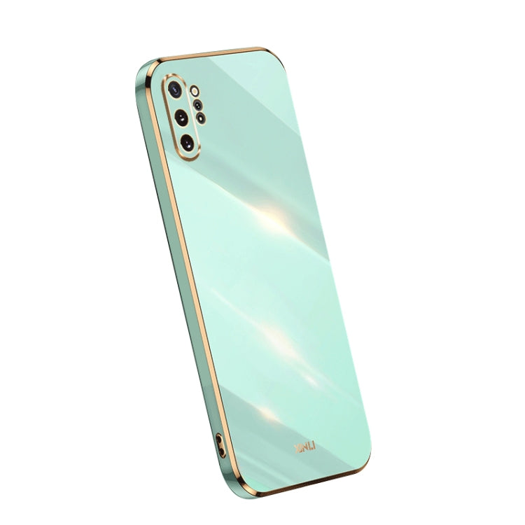 Custodia per telefono in TPU elettrolitico 6D con bordo dritto XINLI, For OPPO A1 Pro 5G, For Realme 10 4G, For Samsung Galaxy Note10+