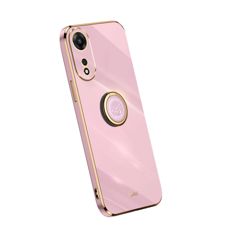 Custodia per telefono in TPU elettrolitico con bordo dritto XINLI con anello, For OPPO A1 Pro 5G, For Realme 10 4G, For OPPO Reno9 5G
