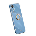 Custodia per telefono in TPU elettrolitico con bordo dritto XINLI con anello, For OPPO A1 Pro 5G, For Realme 10 4G, For OPPO Reno9 5G
