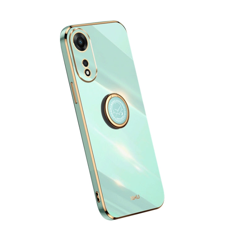 Custodia per telefono in TPU elettrolitico con bordo dritto XINLI con anello, For OPPO A1 Pro 5G, For Realme 10 4G, For OPPO Reno9 5G
