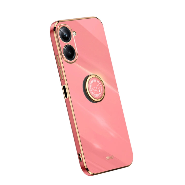 Custodia per telefono in TPU elettrolitico con bordo dritto XINLI con anello, For OPPO A1 Pro 5G, For Realme 10 4G, For OPPO Reno9 5G