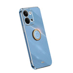 Custodia per telefono in TPU elettrolitico con bordo dritto XINLI con anello, For OPPO A1 Pro 5G, For Realme 10 4G, For OPPO Reno9 5G