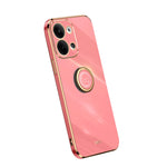 Custodia per telefono in TPU elettrolitico con bordo dritto XINLI con anello, For OPPO A1 Pro 5G, For Realme 10 4G, For OPPO Reno9 5G