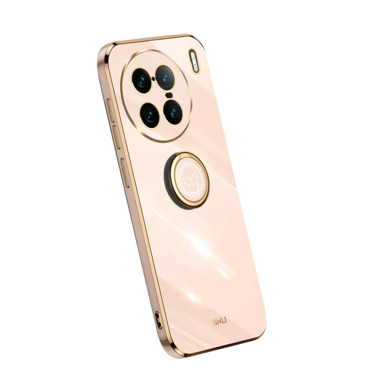 Custodia per telefono in TPU elettrolitico con bordo dritto XINLI con anello, For Samsung Galaxy A54 5G, For vivo X90 Pro+, For Samsung Galaxy Note10+