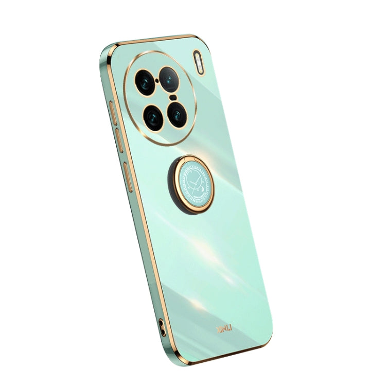 Custodia per telefono in TPU elettrolitico con bordo dritto XINLI con anello, For Samsung Galaxy A54 5G, For vivo X90 Pro+, For Samsung Galaxy Note10+