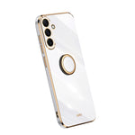 Custodia per telefono in TPU elettrolitico con bordo dritto XINLI con anello, For Samsung Galaxy A54 5G, For vivo X90 Pro+, For Samsung Galaxy Note10+