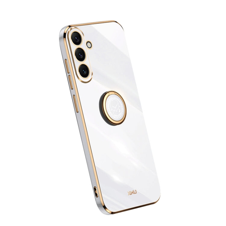 Custodia per telefono in TPU elettrolitico con bordo dritto XINLI con anello, For Samsung Galaxy A54 5G, For vivo X90 Pro+, For Samsung Galaxy Note10+