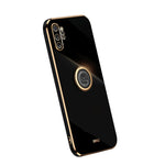 Custodia per telefono in TPU elettrolitico con bordo dritto XINLI con anello, For Samsung Galaxy A54 5G, For vivo X90 Pro+, For Samsung Galaxy Note10+