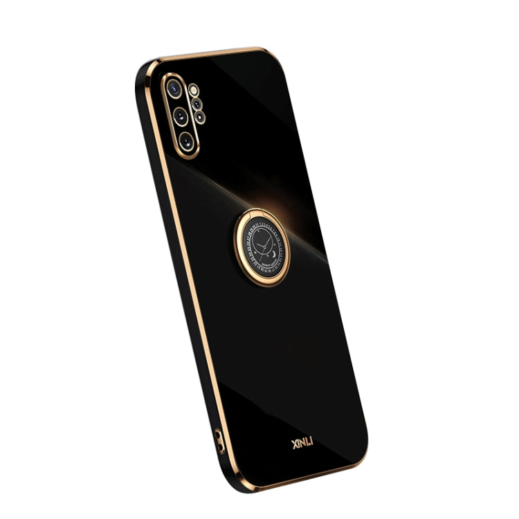Custodia per telefono in TPU elettrolitico con bordo dritto XINLI con anello, For Samsung Galaxy A54 5G, For vivo X90 Pro+, For Samsung Galaxy Note10+