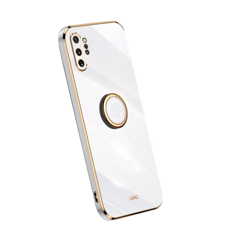 Custodia per telefono in TPU elettrolitico con bordo dritto XINLI con anello, For Samsung Galaxy A54 5G, For vivo X90 Pro+, For Samsung Galaxy Note10+