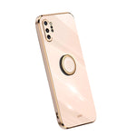 Custodia per telefono in TPU elettrolitico con bordo dritto XINLI con anello, For Samsung Galaxy A54 5G, For vivo X90 Pro+, For Samsung Galaxy Note10+