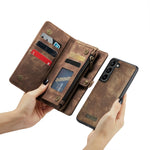 CaseMe 008 Custodia per telefono in pelle multifunzionale staccabile, For Samsung Galaxy S23 5G, For Samsung Galaxy S23+ 5G, For Samsung Galaxy S23 Ultra 5G