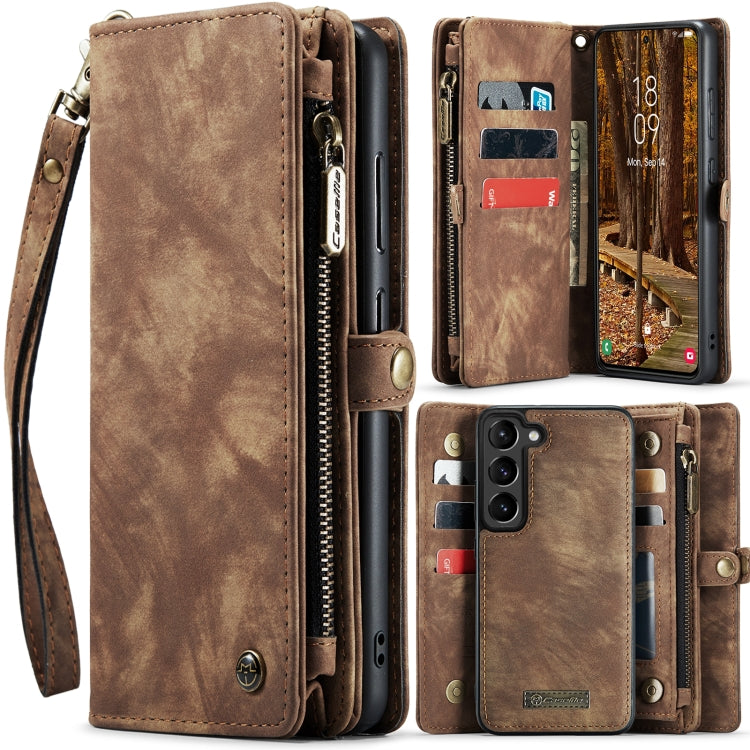 CaseMe 008 Custodia per telefono in pelle multifunzionale staccabile, For Samsung Galaxy S23 5G, For Samsung Galaxy S23+ 5G, For Samsung Galaxy S23 Ultra 5G