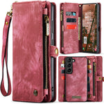 CaseMe 008 Custodia per telefono in pelle multifunzionale staccabile, For Samsung Galaxy S23 5G, For Samsung Galaxy S23+ 5G, For Samsung Galaxy S23 Ultra 5G