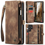 CaseMe 008 Custodia per telefono in pelle multifunzionale staccabile, For Samsung Galaxy S23 5G, For Samsung Galaxy S23+ 5G, For Samsung Galaxy S23 Ultra 5G