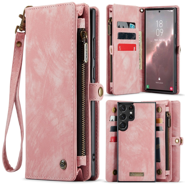 CaseMe 008 Custodia per telefono in pelle multifunzionale staccabile, For Samsung Galaxy S23 5G, For Samsung Galaxy S23+ 5G, For Samsung Galaxy S23 Ultra 5G