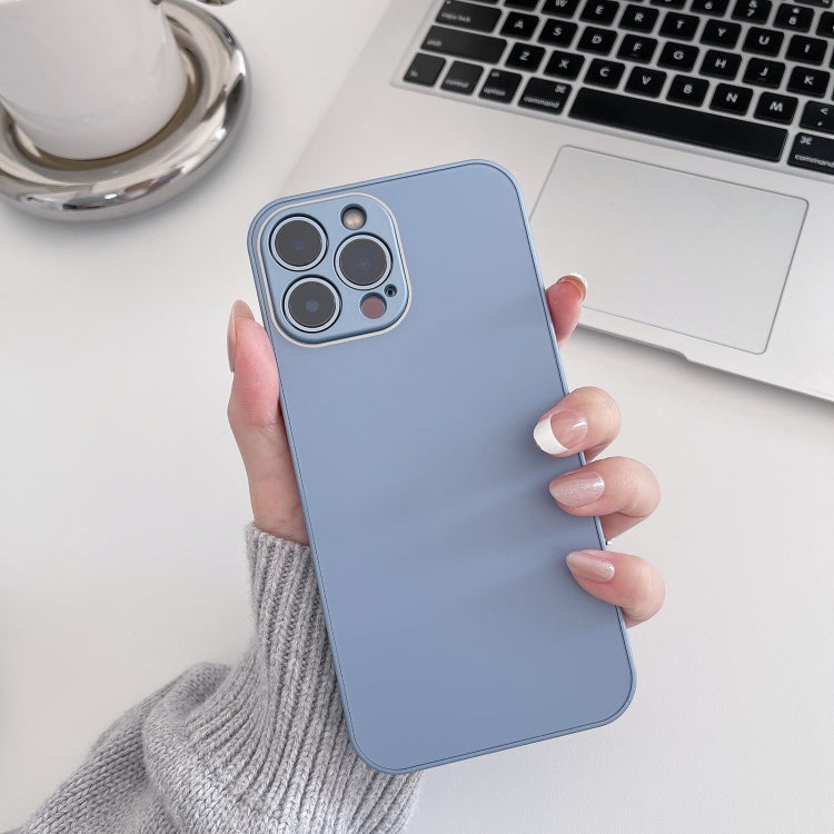 Custodia per telefono in vetro temperato smerigliato, For iPhone 11