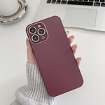 Custodia per telefono in vetro temperato smerigliato, For iPhone 11